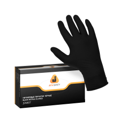 Фото Jeta Safety JSN809 перчатки нитриловые черные, размер L