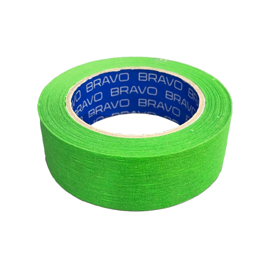 Фото Vibac BRAVO 251/36 лента маскирующая 80°, зеленая, 36мм*40м