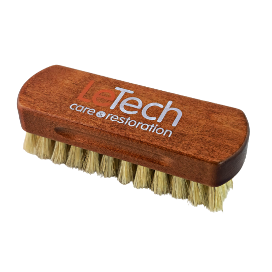 Фото LeTech Leather Brush mini Premium премиальная мини щетка для чистки кожи