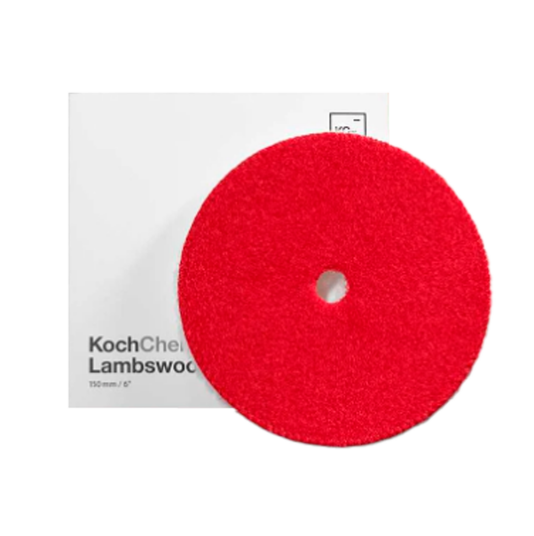 Фото Koch Chemie Lambswool-Pad short for eccentric Polishers полировальный круг из натуральной овчины 150 мм